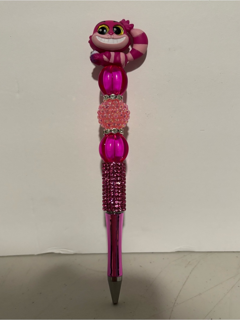 Handmade pen. New no tags Cheshire cat.
